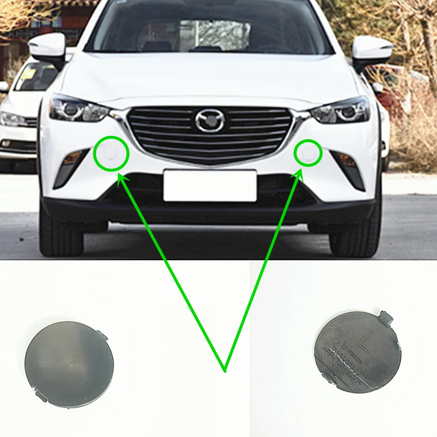 Car accessories front bumper towing hook cover for Mazda CX3 2015 2019