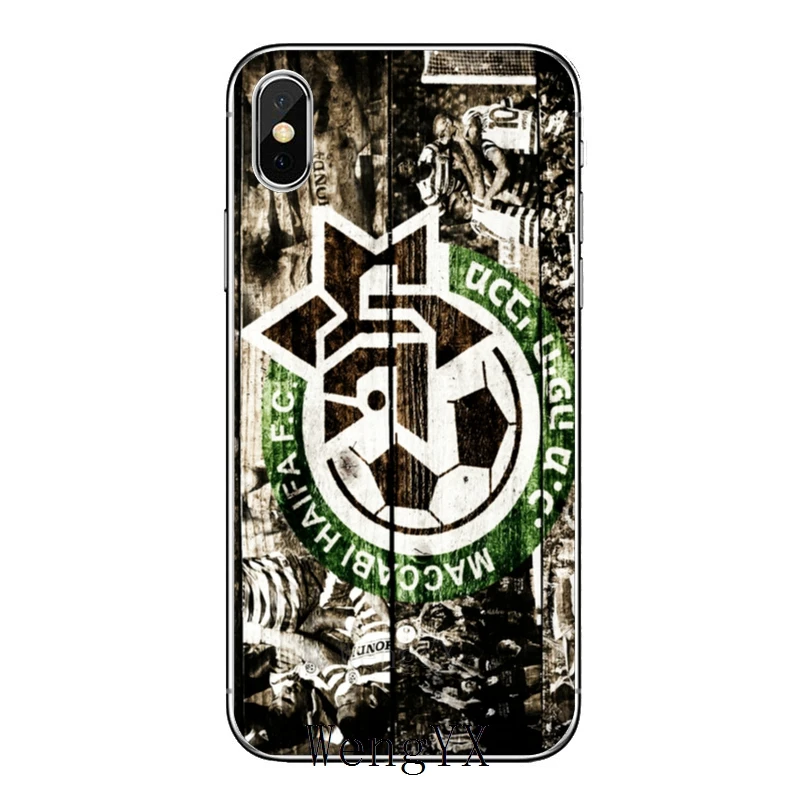 Для iPhone XR X XS Max 8 7 6s 6 plus SE 5s 5c 5 iPod Touch футбол maccabi haifa аксессуары чехол для телефона - Цвет: maccabi-haifa-A-08