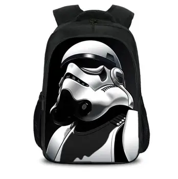 

Hot 3D Backpack Star Wars Printing Fashion Cartoon Characters Cool School Backpacks For Kids mochila infantil menina