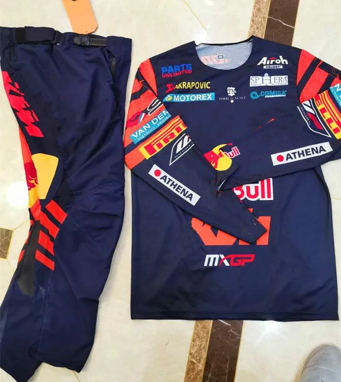 2021 MXGP Factory Racing Team Motorcycle Jersey And Pants Top ATV BMX Moto Motocross Gear Set MX Supercross | Автомобили и