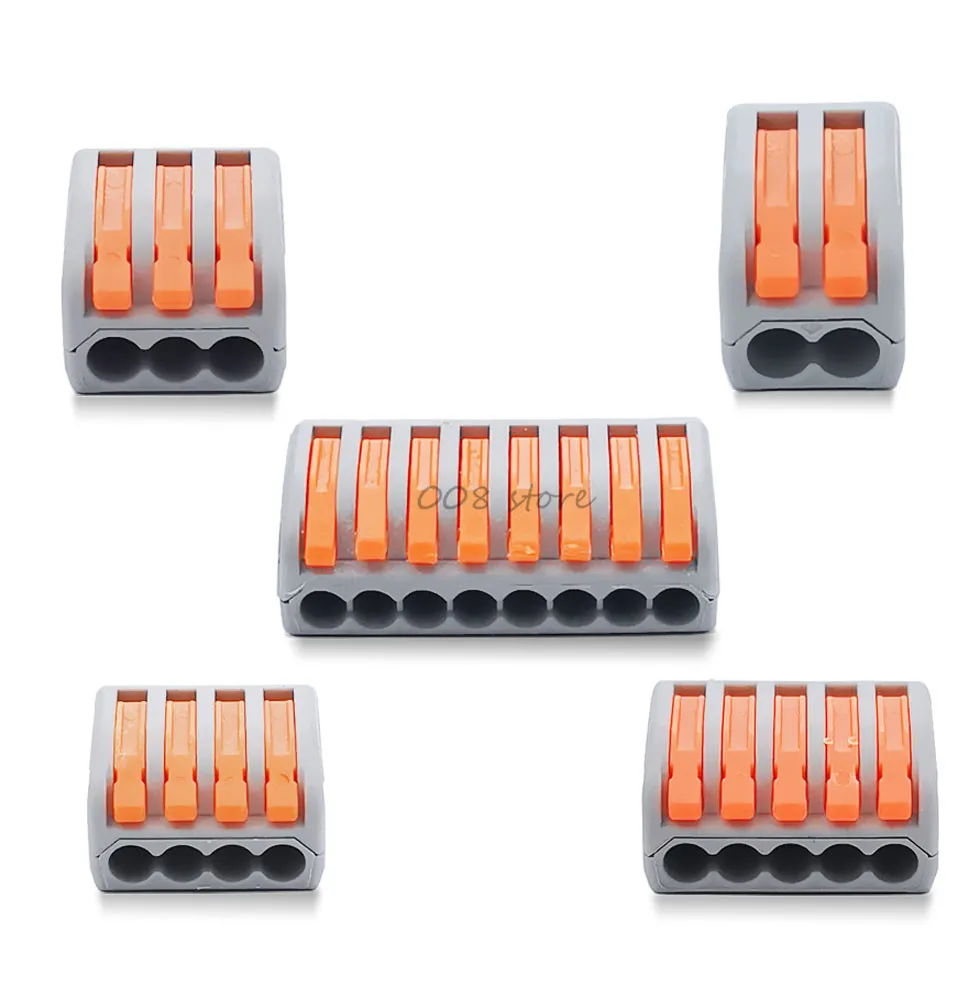 1/10/30pcs 212  mini fast wire Connectors Universal Compact Wiring Connector push-in Terminal Block -212 213 214 215