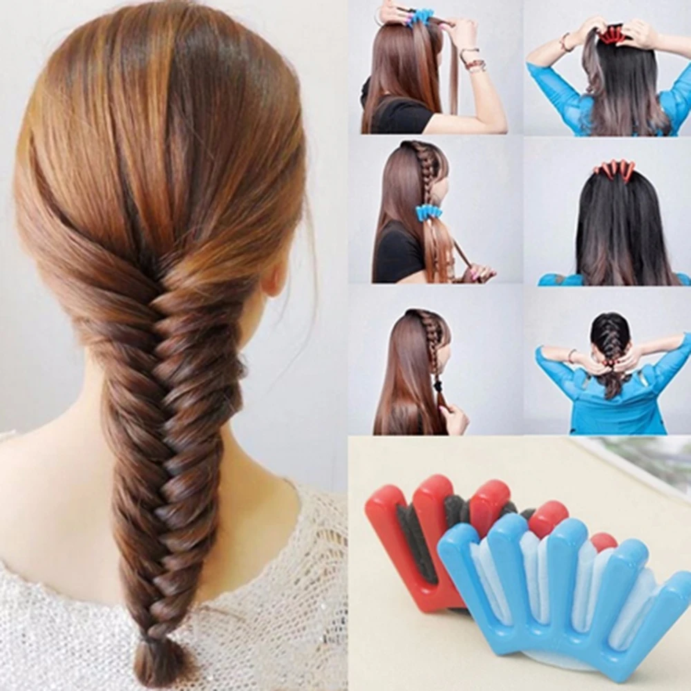 

Charming French Style 1pcs Women Girls DIY Sponge Hair Braider Plait Hair Twist Braiding Tool Hair Styling Tools