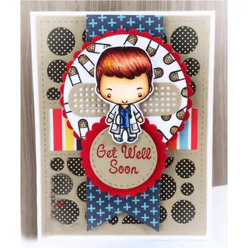 

"Nurses Make It Better" Doctors Care 4*6 Inch Transparent Silicone Clear Stamps For Scrapbooking DIY Craft Decoration Soft