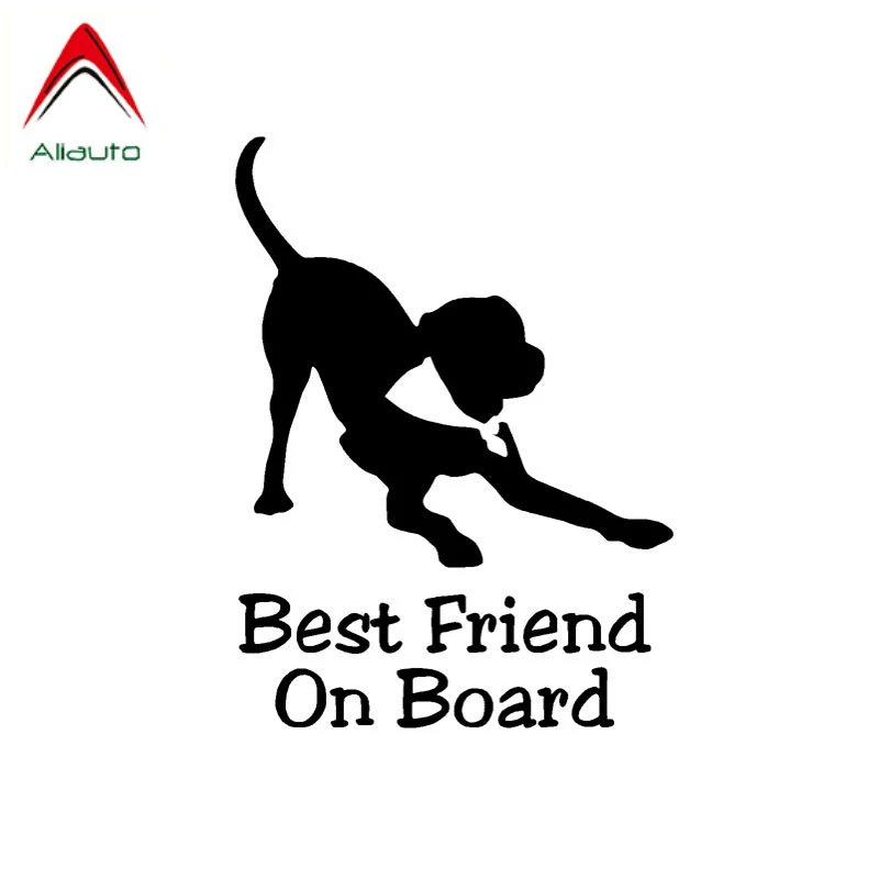 Виниловые автомобильные наклейки Aliauto с надписью Best Friend Dog Baby on Board