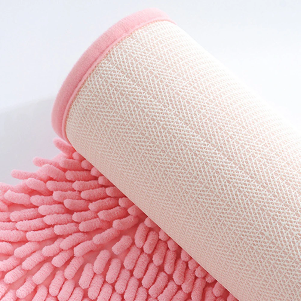 Дверной коврик для пола, гостиной, водопоглощение, простой мягкий полукруг, для помещений, нескользящий, износостойкий, практичное украшение дома