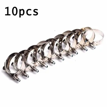 

10pcs Bolt Clamp Stainless Steel T Bolt 83-91mm Nut Replacement Practical