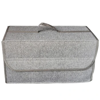 

Soft Felt Folding Car Organizer Storage Bag Vehicle Tool Box Multi-Use Trunks Organizer Box Tool Auto Car Stowing and Tidying