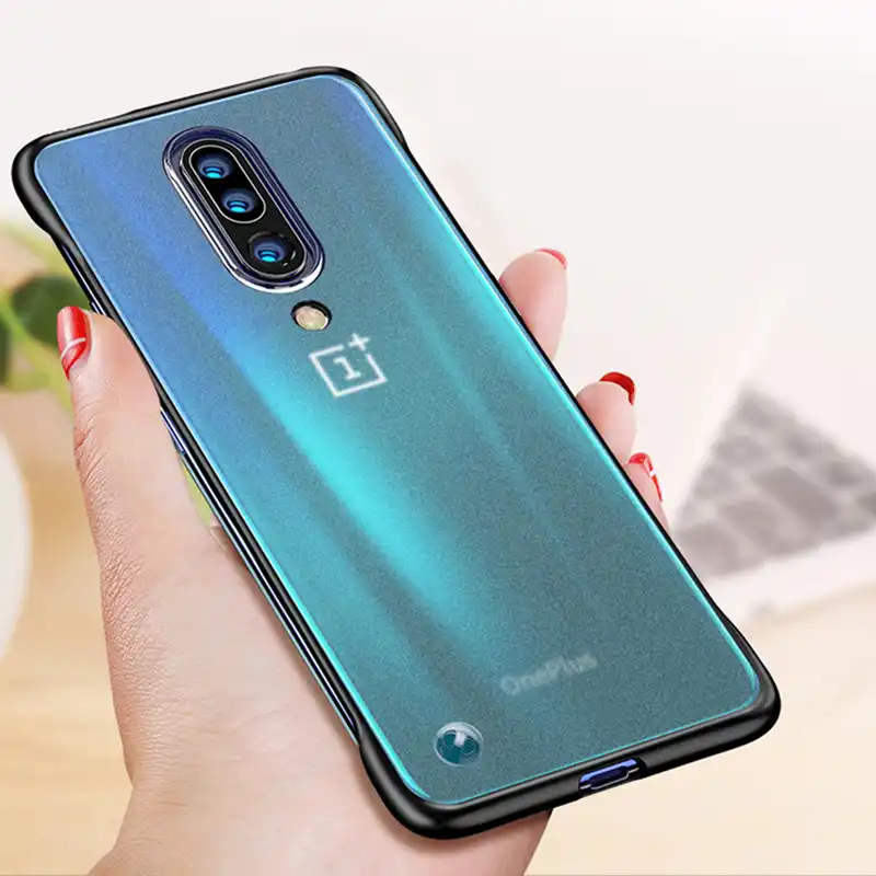 7 7 pro 6 6t transparent matte phone case for one plus 7 pro 1 7
