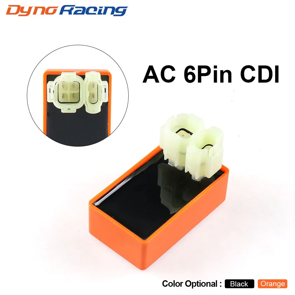 Мопед скутер 6 Pin AC Зажигание CDI Коробка для GY6 50 125 150 cc ATV Go Kart мотоцикла|Зажигание