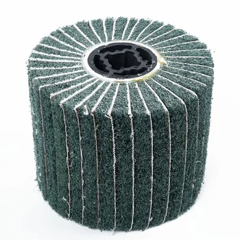 

Polished Wire Drawing Wheel 40Grit 120mm Wood Metal Brush Polishing Buffer Workshop Equipment Power Tools