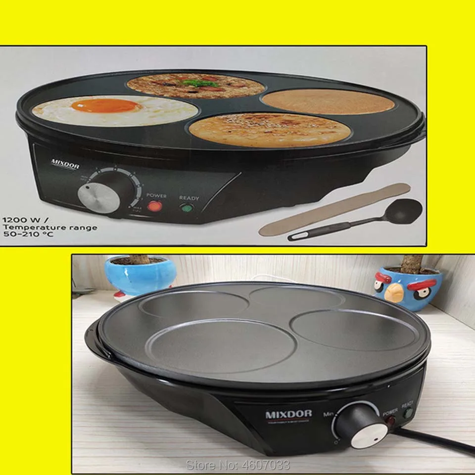 

Electric Crepe Maker Pizza Pancake Machine Non-Stick Griddle Baking Pan Cake Machine Kitchen Cooking Tools egg cooker