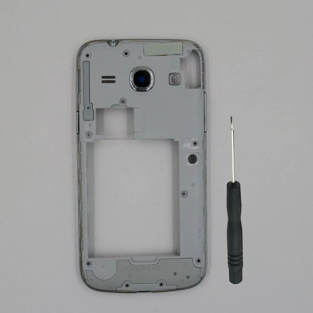 For Samsung Galaxy Core Plus G350 G350E New Phone Housing Center Frame Chassis Cover With Camera Glass Lens + Tool | Мобильные