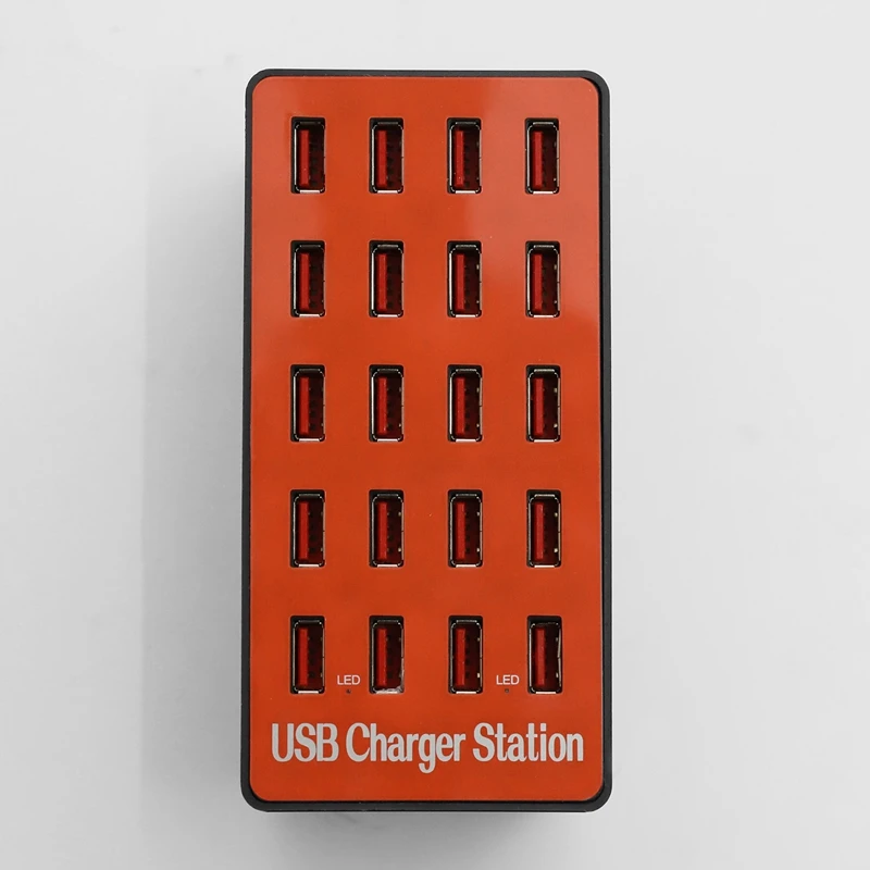 USB зарядное устройство для телефона 20 портов зарядное устройство 20A многопортовое умное зарядное устройство для планшета быстрое зарядное устройство