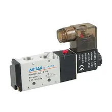 AC 220V 3.5VA одновитковая катушка 2 положения 5 трехходовых электромагнитных клапана 4V210-08