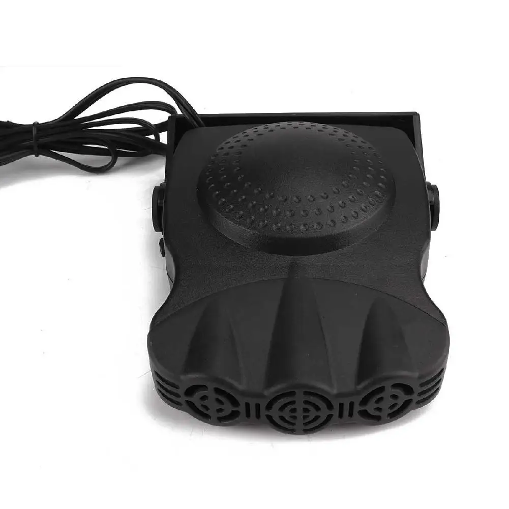 TWISTER.CK Portable Car Fan Electric Car Fan with Heating Function Defroster 12V 3-Outlet Plug Thermostat in Cigarette Lighter