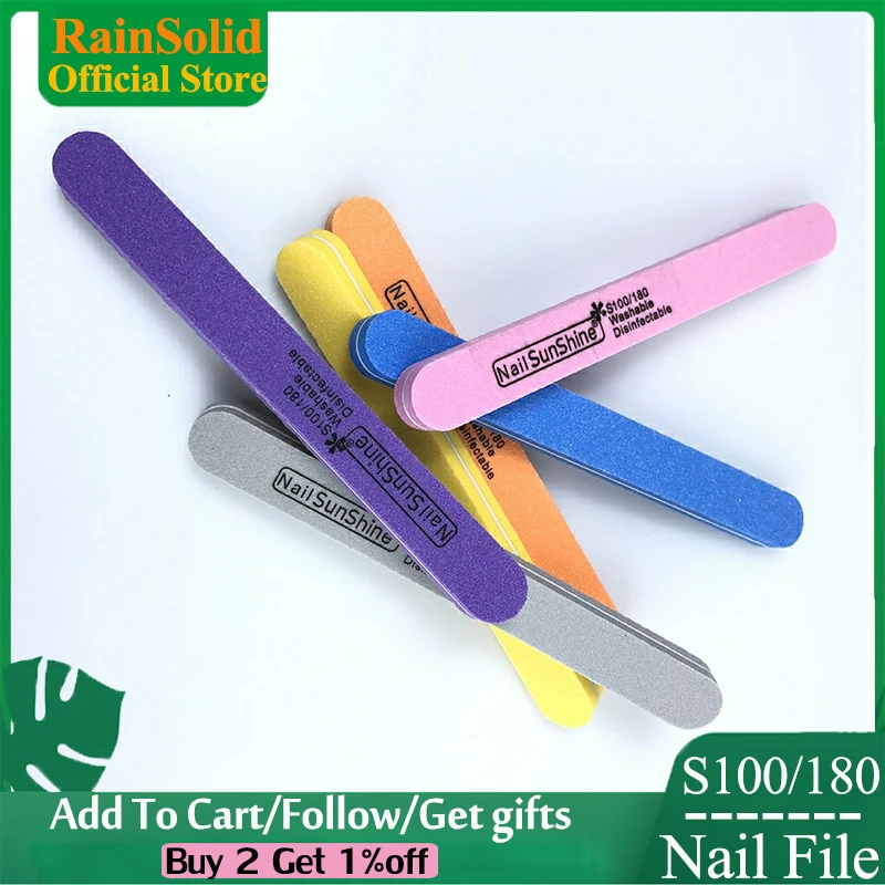 

RainSolid 4pcs/Set Nail Art Buffer File Durable Buffing Grit Sand Block Manicure Nail Sponges Files Nail Tool Free Delivery