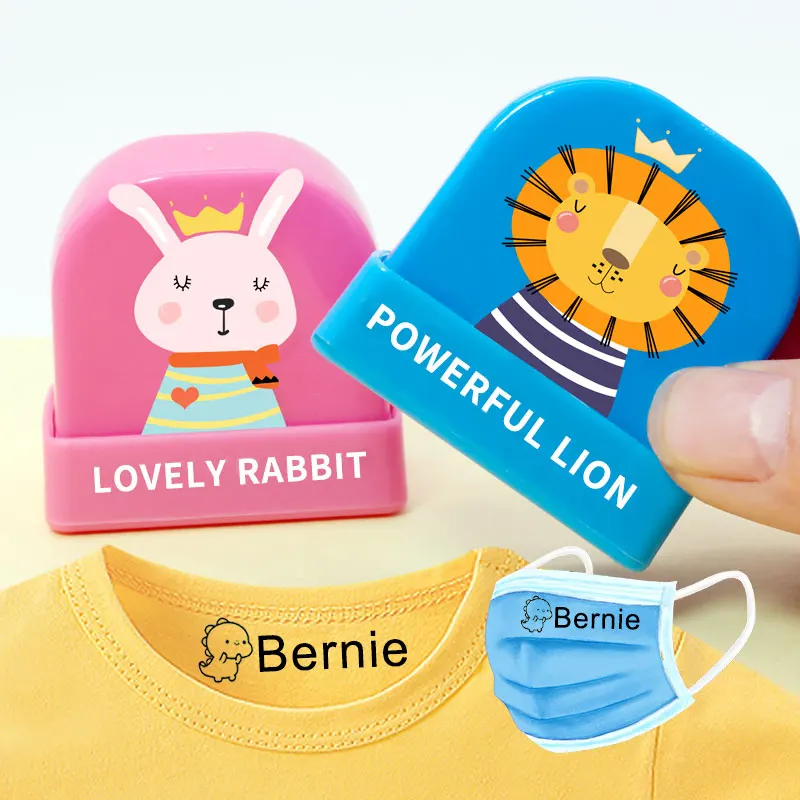 Custom-Made Baby Name Stamp DIY for Children Seal Student Clothes Chapter Not Easy Security Name Sticker Gift