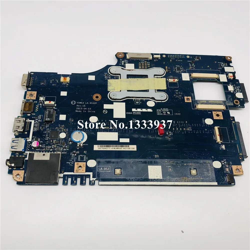 Для acer E1-572G E1-572 E1-532 E1-532G материнская плата V5WE2 LA-9532P Материнская плата ноутбука 2955U SR1DU