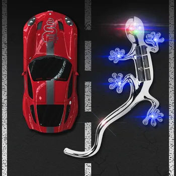 

Gecko 8 LED Solar Power Flash Alarm Warning Light Auto Sticker Decoration Lamp for Motorcycle Automobiles C55K Sale