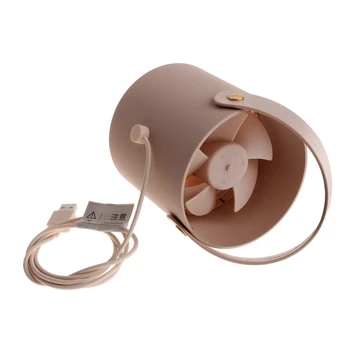 

Portable Creative Ultra Mini Quiet USB Desk Double leaf Fan Smart Touch Fan D08B