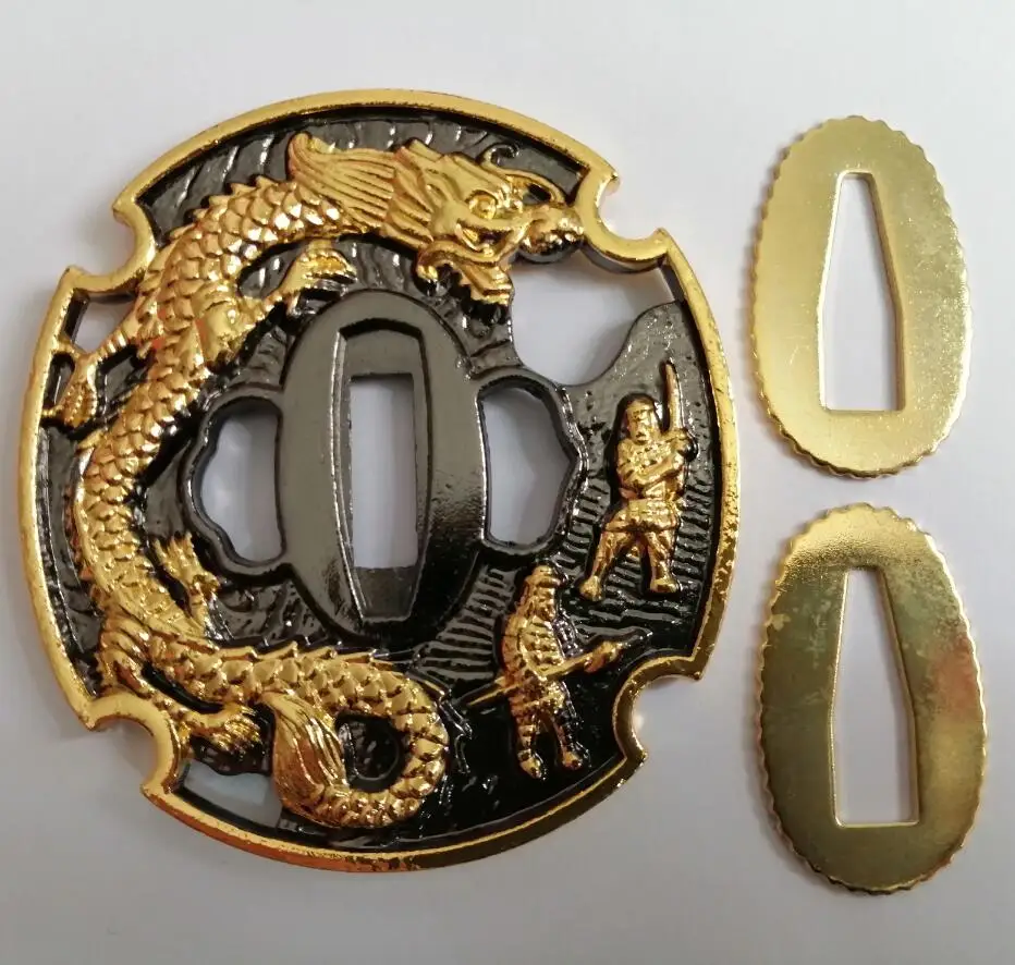 Изысканная Защитная ручка из сплава для японской искусственной кожи Wakizashi