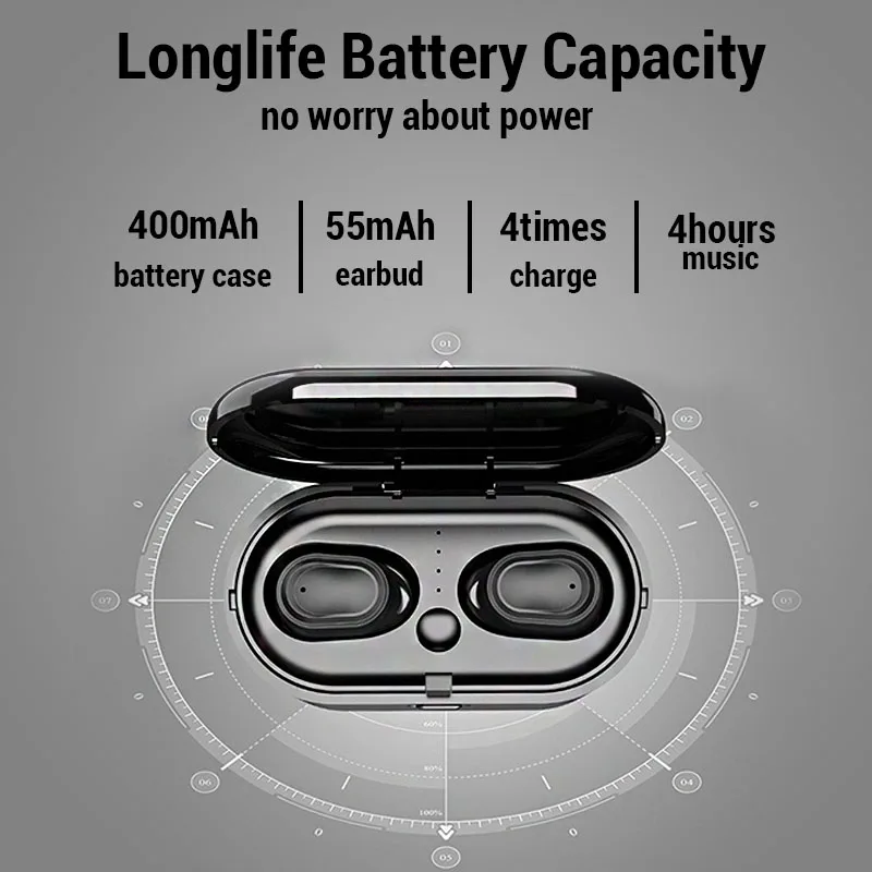 Беспроводные наушники, Bluetooth наушники, игровые спортивные наушники для Airdots Pro, Xiaomi Redmi Air dots, гарнитура для Umidigi F2, Upods