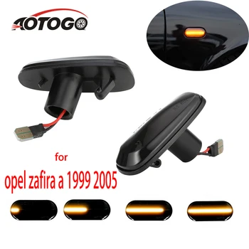 

2 pcs Dynamic Flowing Turn Side Signal LightFor Opel Zafira A 1999-2005 Opel Asrra G 1998-2009 LED Smoke Lens Light Marker