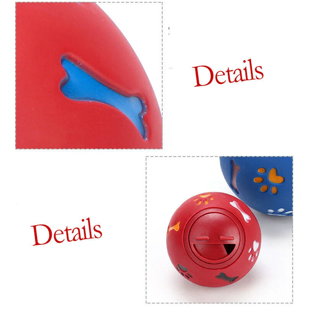 Mini Cartoon Pattern Playing Dog Cat Foraging Dispenser Training Safe Rotary Switch Interactive Chew Toy Durable Pet Food Ball