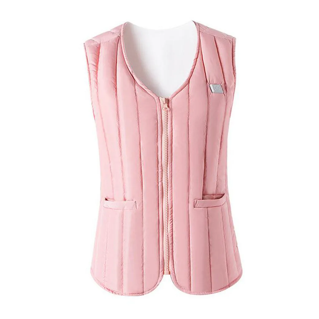 Pink Флисовая толстовка с капюшоном, мульти карман, мужской жилет для зимы, Толстая теплая парка, для путешествий, хаки, без рукавов, жилет с множеством карманов# N - Цвет: Pink