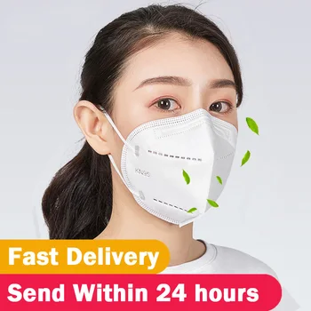 

5/10/20/40 PCS Face Mask Safety PM2.5 Masks 95% Filtration Mouth Mask Respirator Reusable