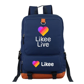 

Popular LIKEE Backpack Fashion Travel Backpack with New Design Lightweigh Student Backpack Boys and Girls Likee Live Schoolbag