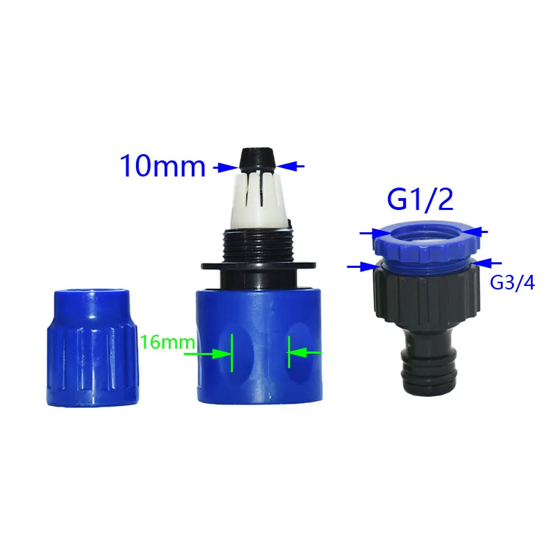 Garden Hose Connector 1 Pcs For Car Wash Water Gun And Garden Watering