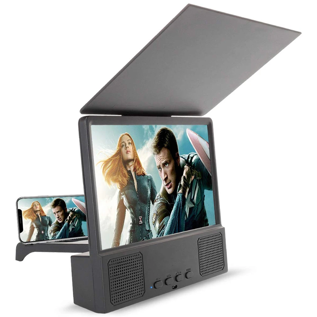 Мобильный увеличитель для экрана телефона 3D HD универсальный видеоусилитель