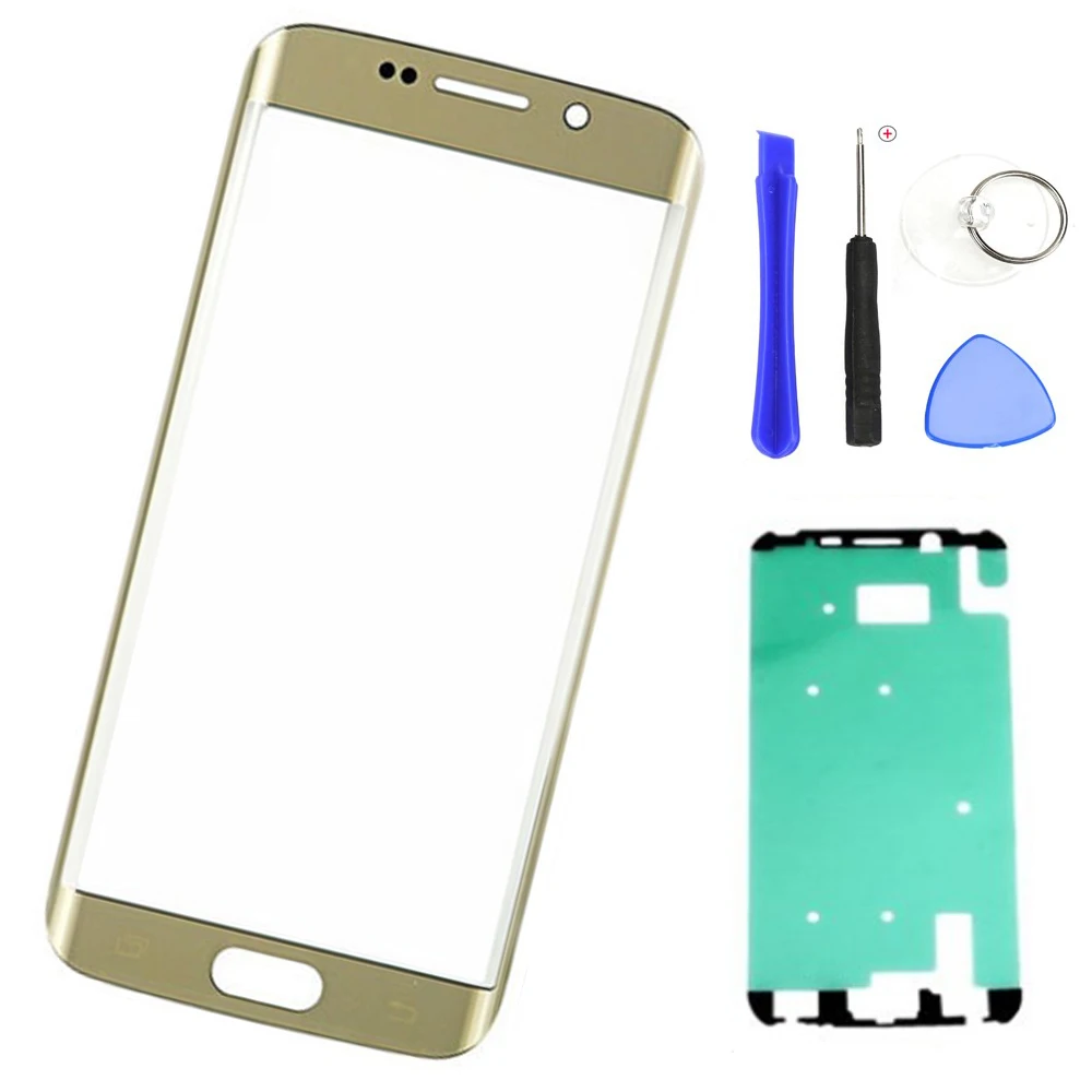 Сменный экран внешнее стекло для samsung S6 Edge Plus G928F G928 + сенсорный ЖК-экран передняя