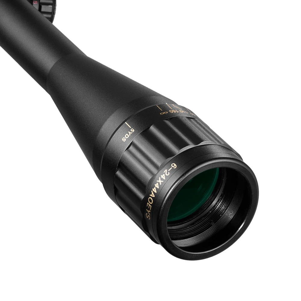 DIANA 6-24X44 Tactical Optic Cross Sight Green Red Illuminated Riflescope Hunting Rifle Scope Sniper Airsoft Air Guns