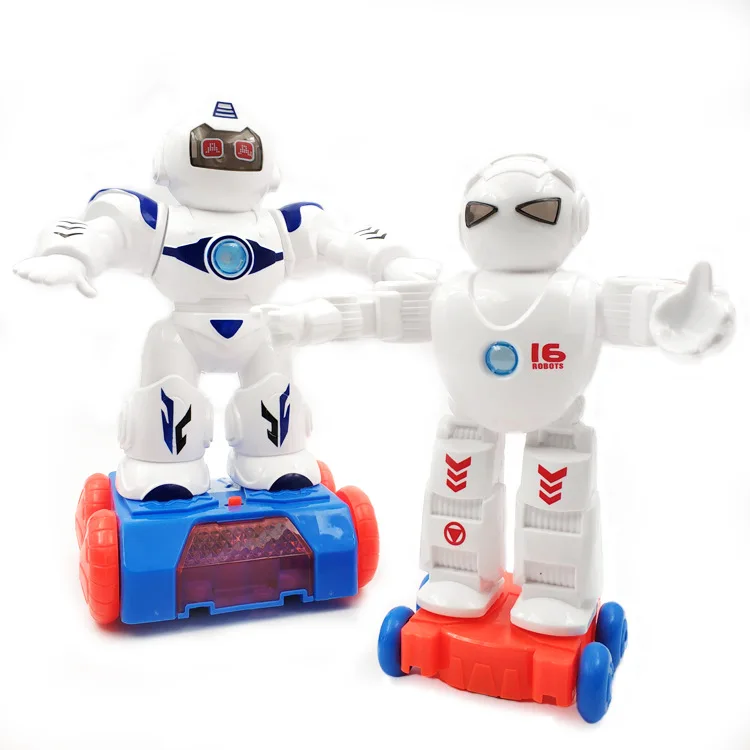 

Micro Dance Cops Two And One Hand Dancing Robot Music Light 360-Degree Rotating Robot Toys