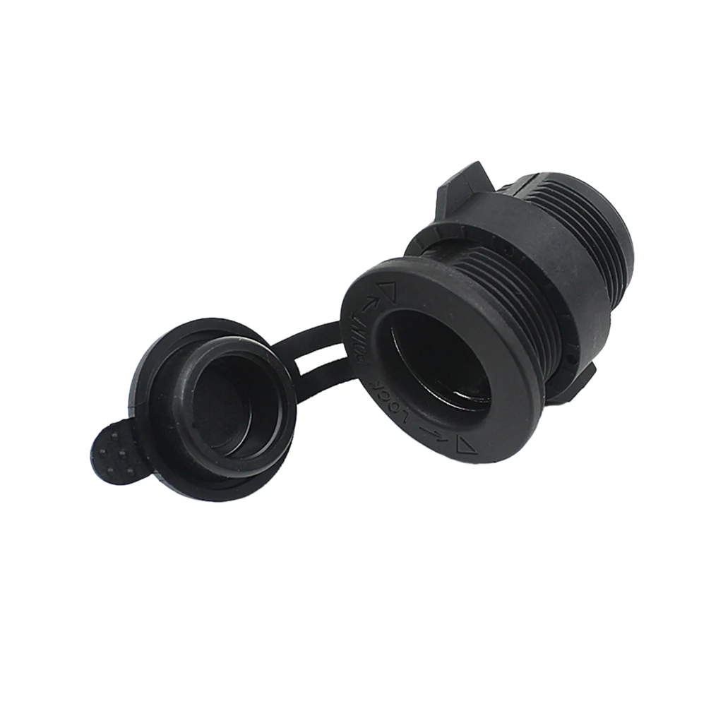 DC 12V USB зарядное устройство адаптер питания розетка автомобильного прикуривателя Черный