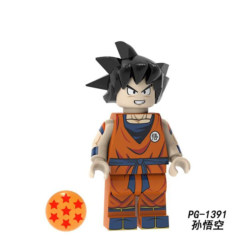 10 шт. PG8169 Dragon Ball Z Arnold Sun Wufan Latiz WuTian строительные блоки подарки игрушки для