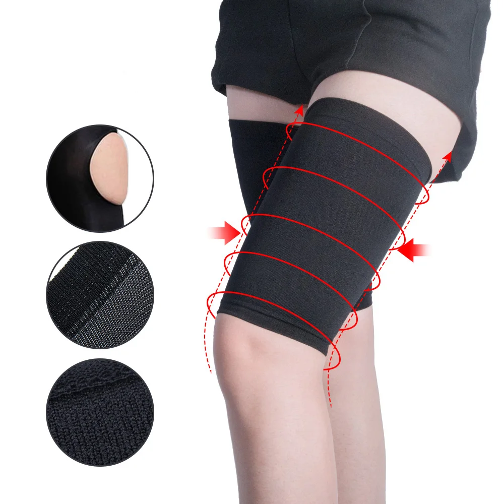 2pcs Losing Weight Calories Off Compression Arm Leg Shaper Sleeve Varicose Veins Support Elbow Sock Slimming Wrap Anti Cellulite