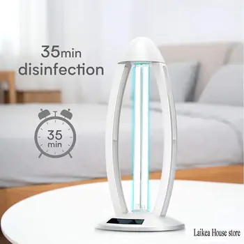 

High Ozone UVC Germicidal Ozone Lamp UVC Sterilizer 220V 38W Ultraviolet Sterilizing Lamp Widened and Thickened Timer ABS Quartz