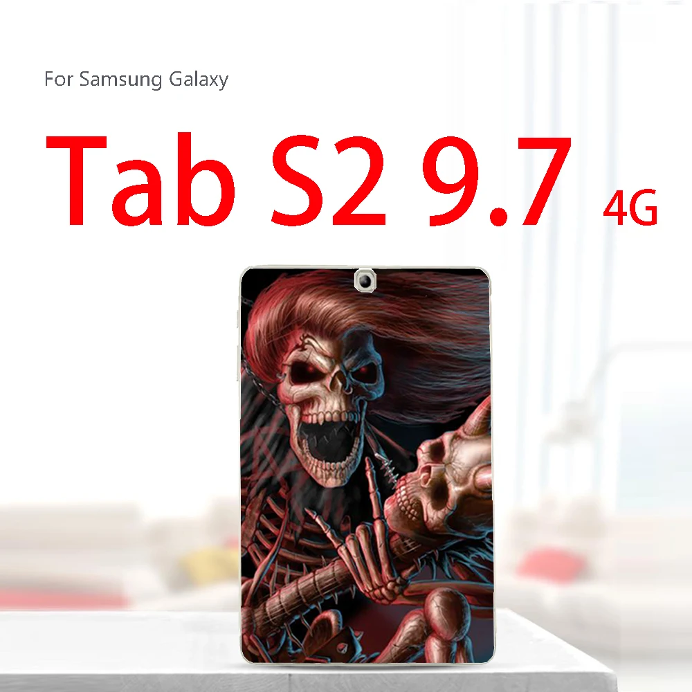 ForT815ku lou tou Краски планшетный чехол для samsung Galaxy Tab A A2 S2 E 9,6 9,7 10,5 SM T560 T561 T810 T813 T815C T590 T595 Мягкий силиконовый чехол - Цвет: ForT815ku lou tou
