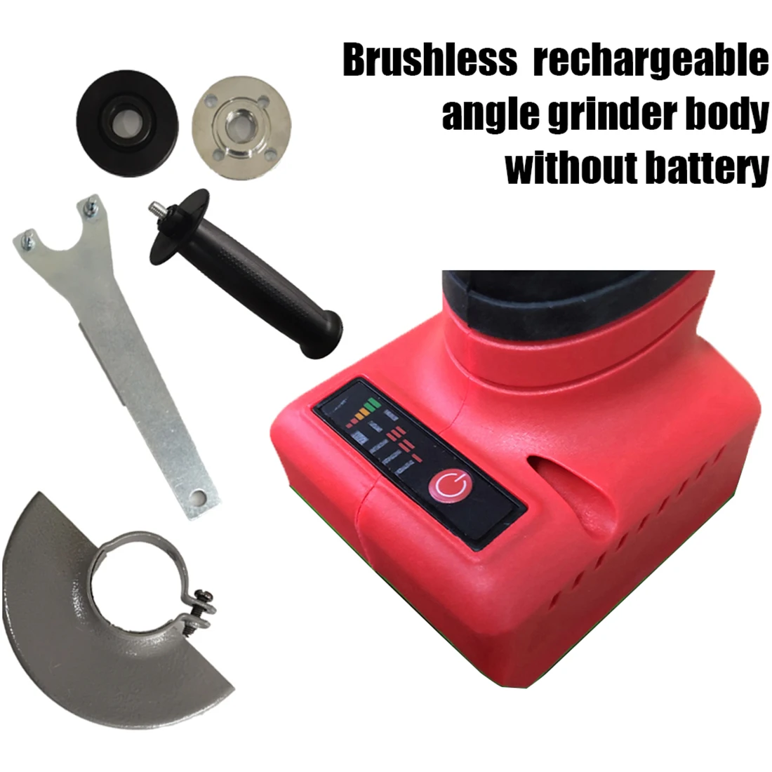 

100mm 18V Brushless Wireless Impact Angle Grinder Head For MAKITA 18 Electric Parkside Tools Without Battery