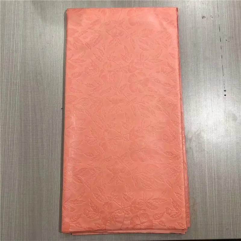 as picture Orager ткани Горячая tissu Африканский женский красивый головной убор Кружева Женщины Базен ткань Riche 5 ярдов/партия - Цвет: as picture