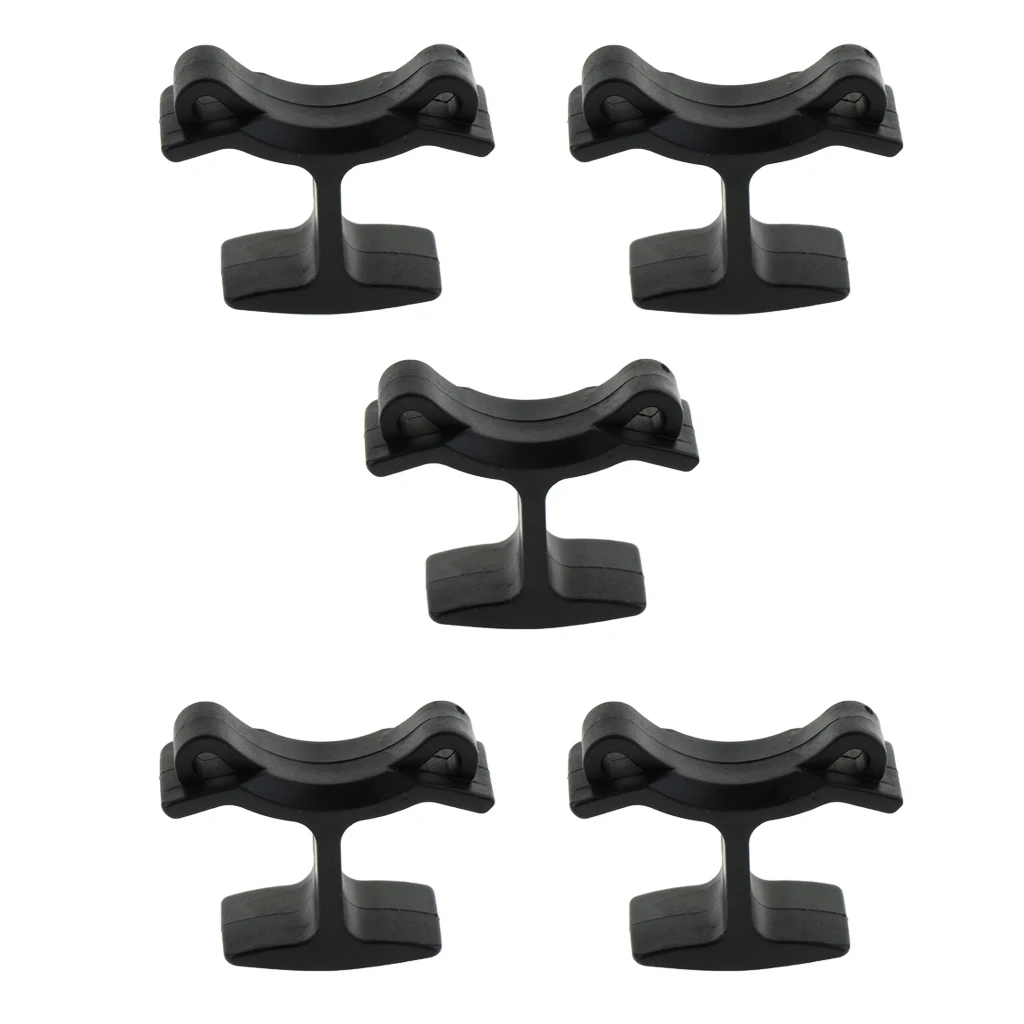 5 Pack Referee Coaches Trainer Whistle Finger Hand Holder Clip Clamp Bracket
