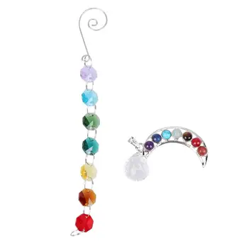 

1Pc Crystal Pendant Backyard Crystal Terrace Balcony Prism Garden Hanging Ornament Hanging Decoration Hanging Ornament Pendant