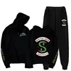 Riverdale Double-headed Snake Sports Suit 2 Piece Hoodie Universal Clothes Street Casual Top 1