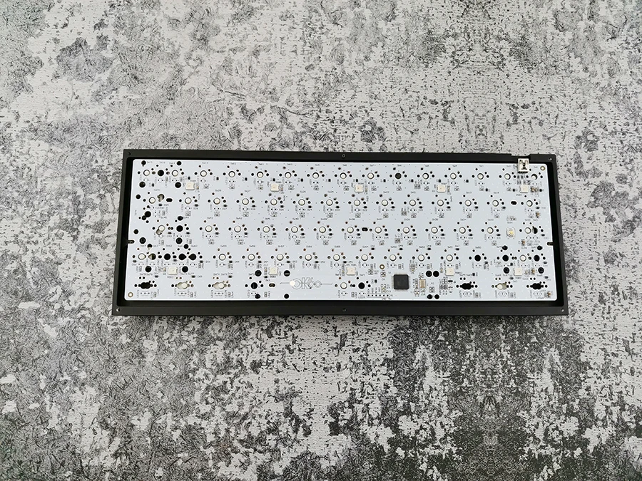 Алюминиевый Чехол ID 60 Hhkb макет акриловых панелей может поддерживать Gh60 анодированный Для Xd60 Xd64 пользовательская механическая клавиатура Clavier Gamer