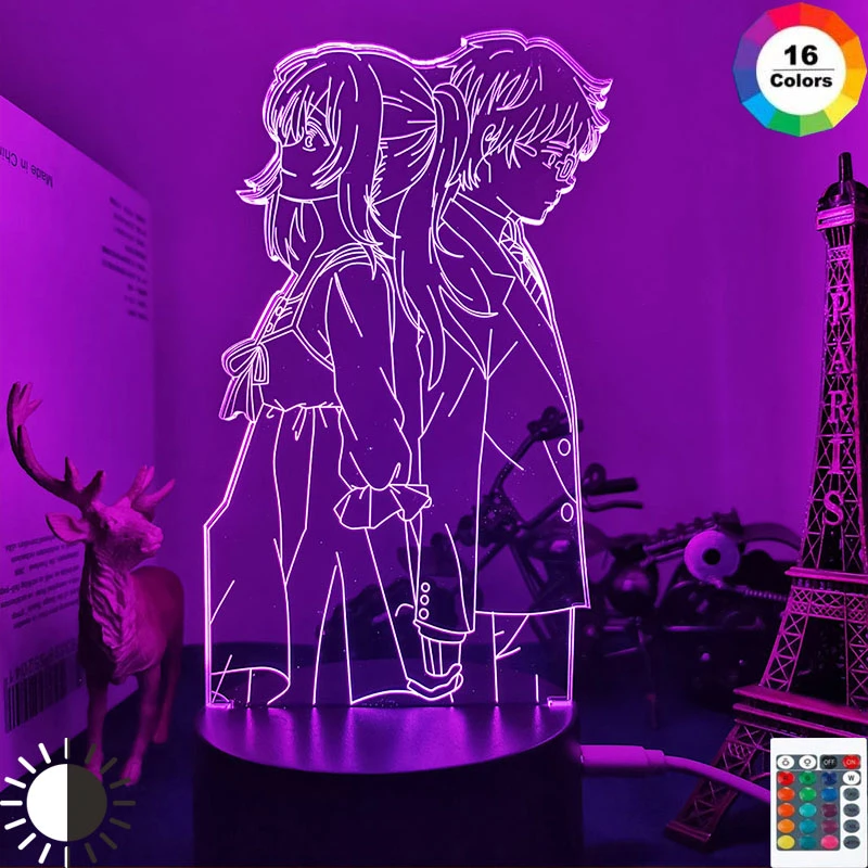 cat night light 3d Led Light Anime Your Lie In April for Bedroom Decor Night Light Kids Brithday Gift Manga Room Table 3d Lamp Your Lie In April night lights for adults