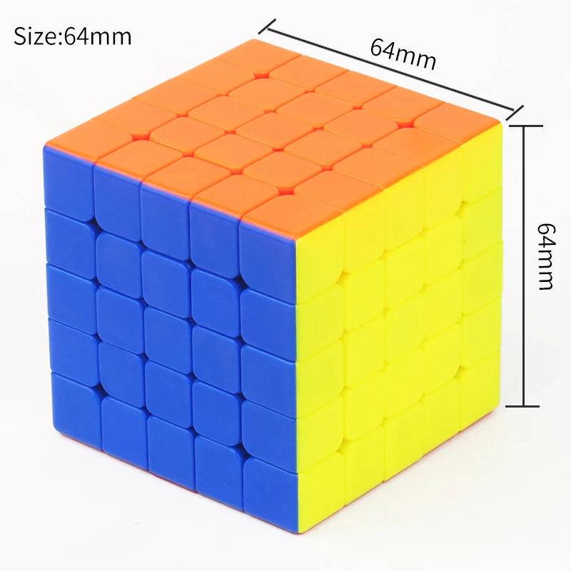 Yuxin магический куб без наклеек 5x5x5 Leval 5 Zhisheng куб пазл игрушки для начинающих и детей дети Cubo Magico подарок