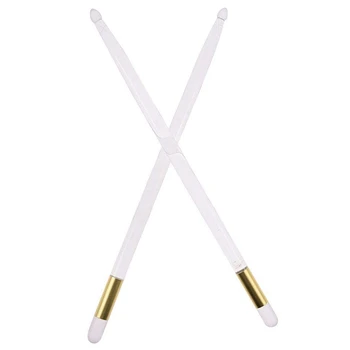 

SEWS-Color Changing Drumsticks for Drum Set Light Strong Professional Night Light Acrylic Drum Sticks Musical Instrument Percuss